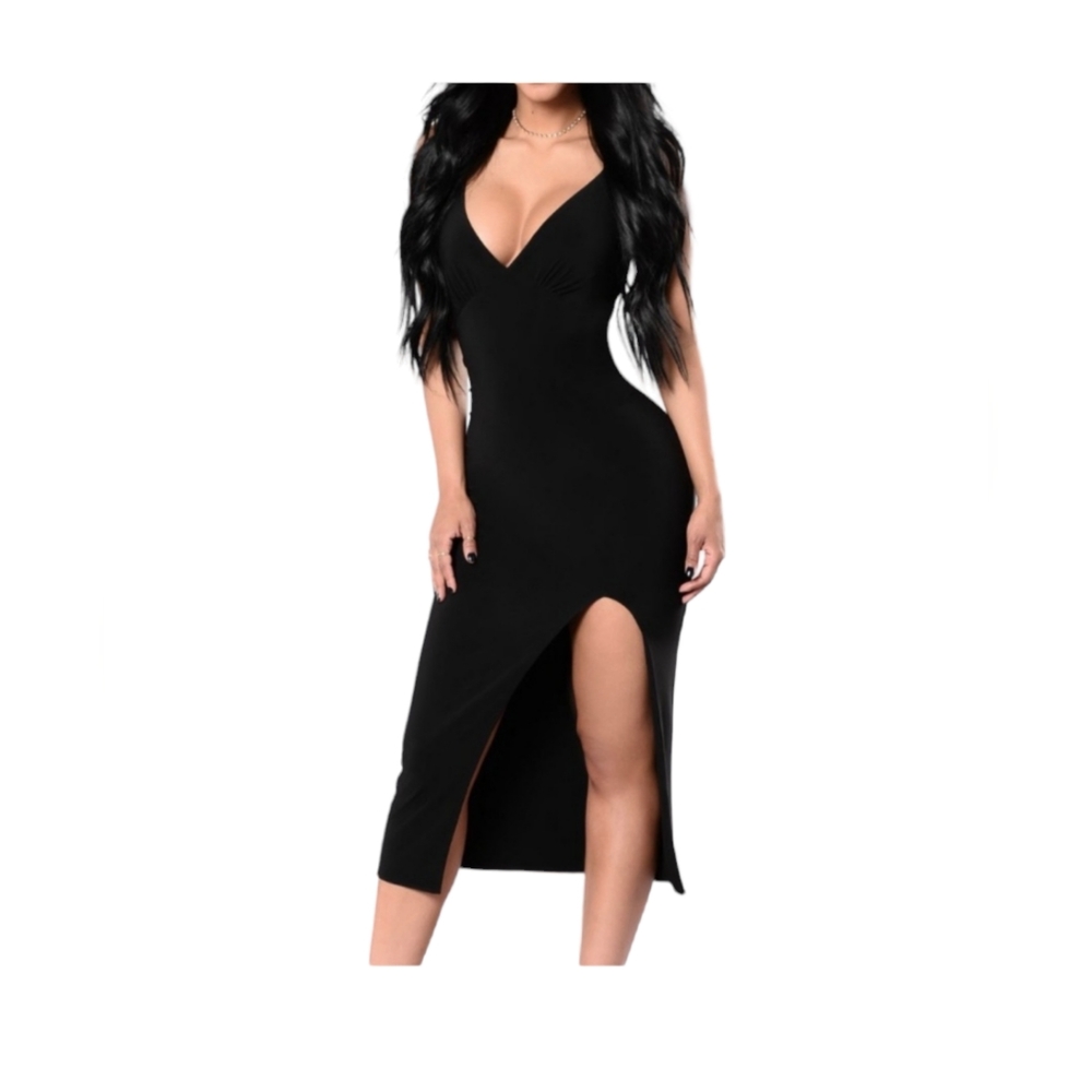 Let Em Stare Midi Dress from fashion nova